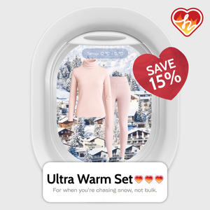 Ultra Thermal Wear Warm Set in Winter Blush