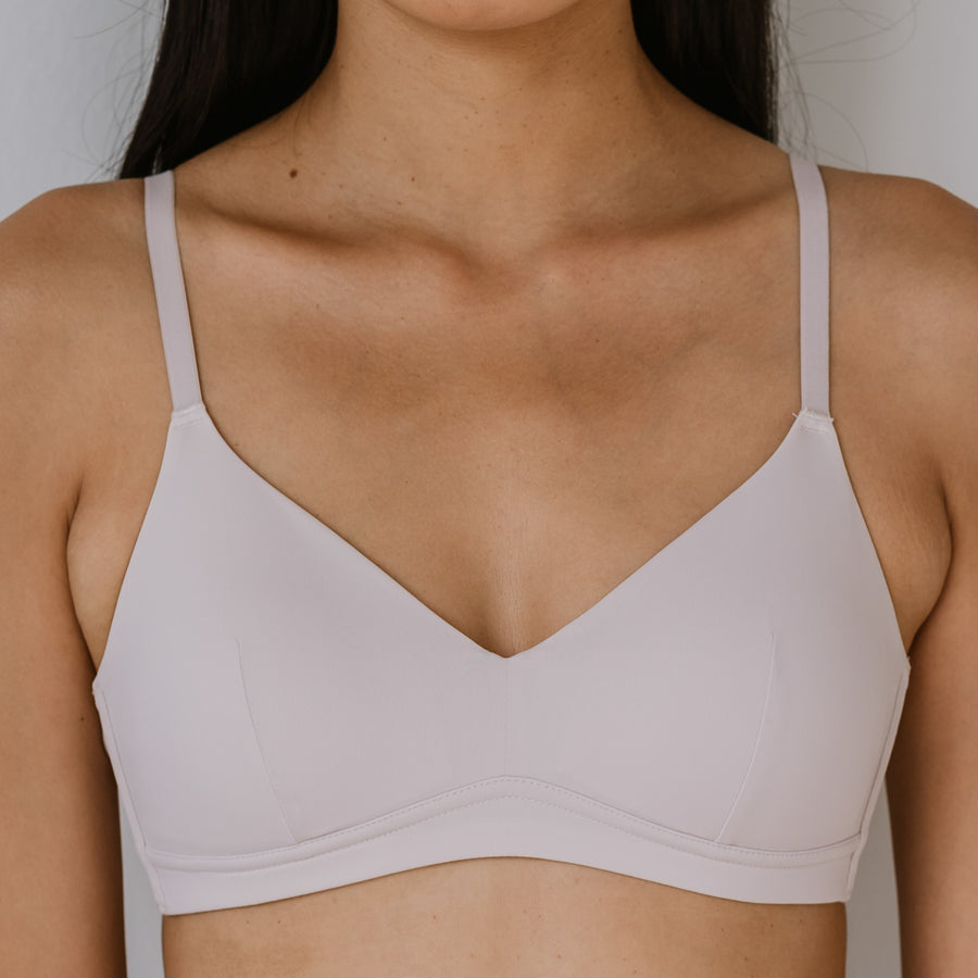 On Cloud Nine! All Day Lightly-Lined Bralette in Powder Cherry