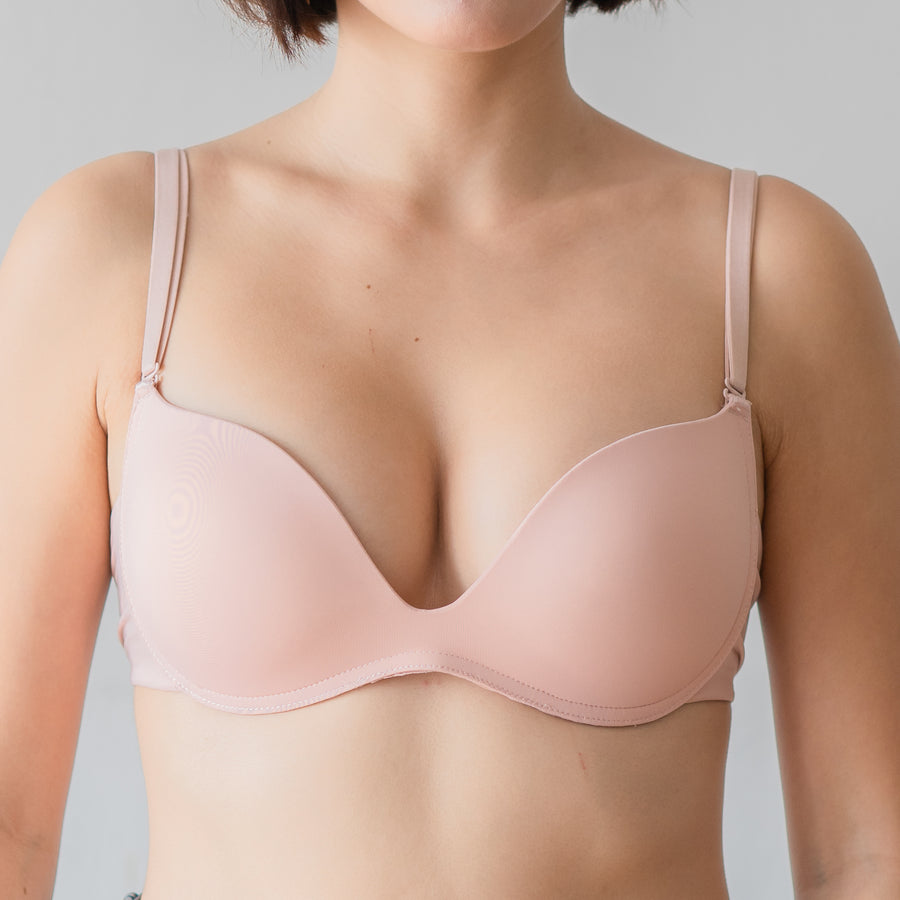 Classic-Soft Wireless T-Shirt Bra in Pink