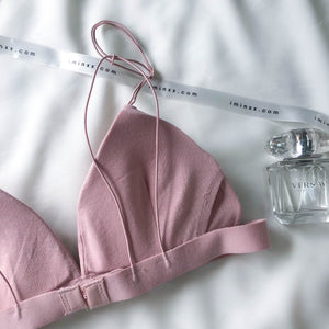Midnight Muse Bralette in Muted Pink (Size XL Only)