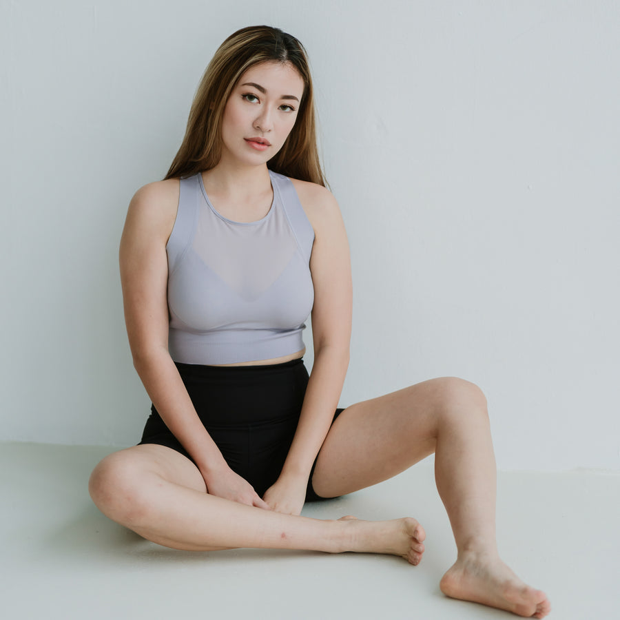AIR-LEISURE Sexy Bra Top in Lavender