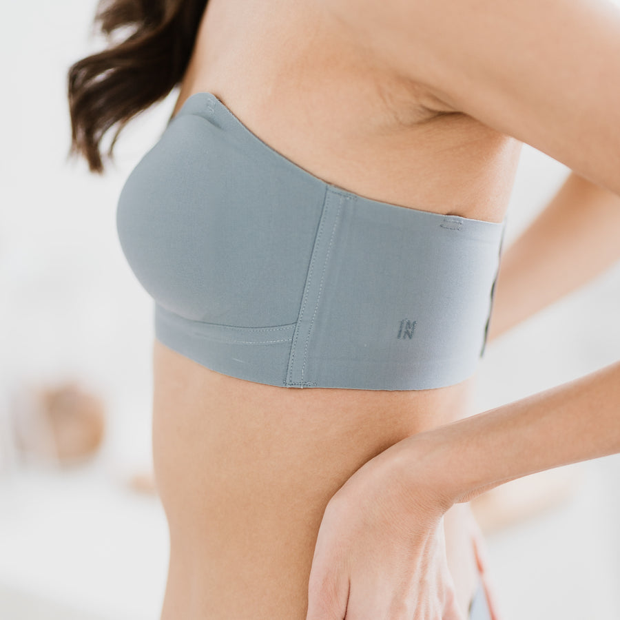Air-ee Multi-Way Bandeau in Dusty Blue (Signature Edition)