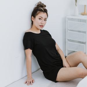 Everyday Modal® Fabric Loungewear set in Black