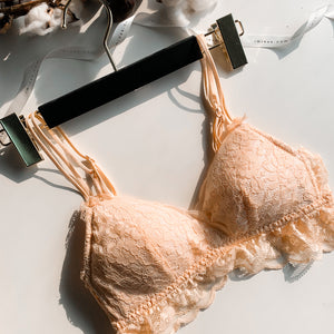 Irresistibly Cosy Lightly-Lined Midi Wireless Bra in Nude