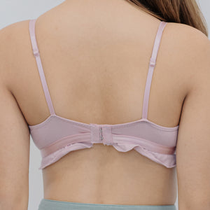 Ruffled Chic Bralette in Pink