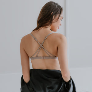 Jell-ee Triangle Sexy-Back Bralette in Desert Sand (Signature Edition)