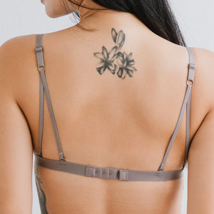 Jell-ee Triangle Sexy-Back Bralette in Desert Taupe (Signature Edition)