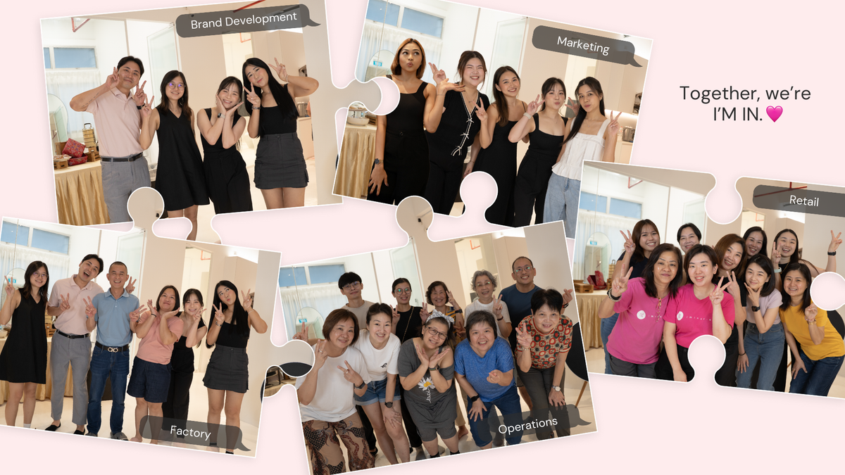 Behind The Seams: A day with the I’M IN team 💕