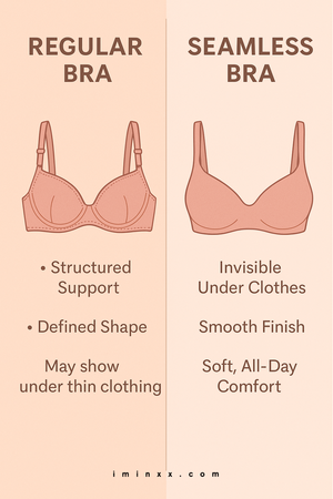 The Difference Between A Regular Bra And A Seamless One