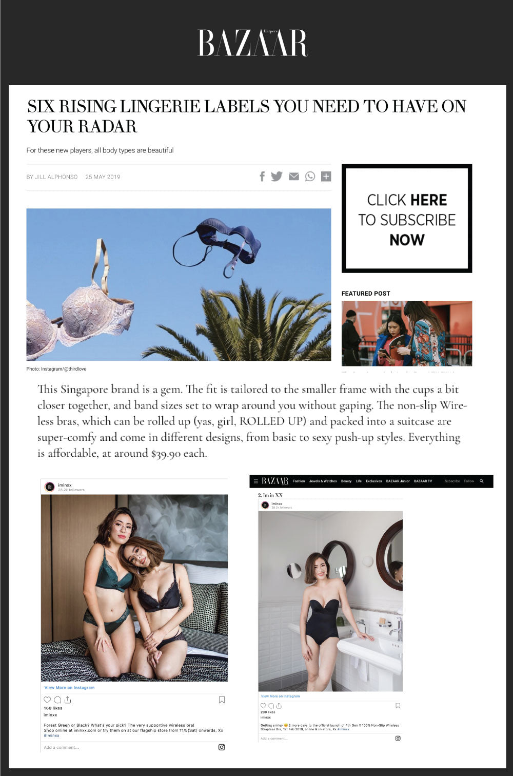 Thank you Harpers Bazaar for the feature!