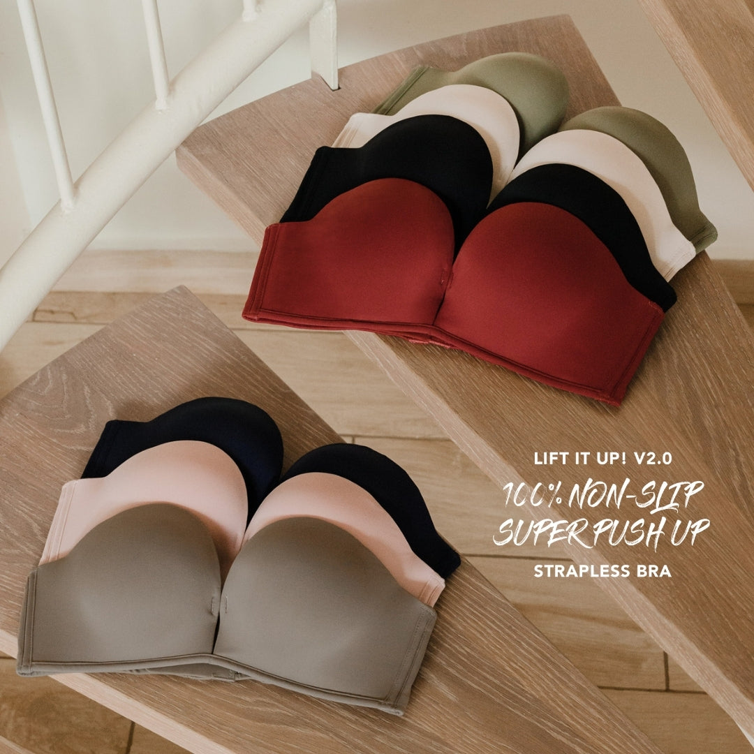 Lift It Up! V2.0: Our Best-Selling Super Push-up Strapless, Refreshed