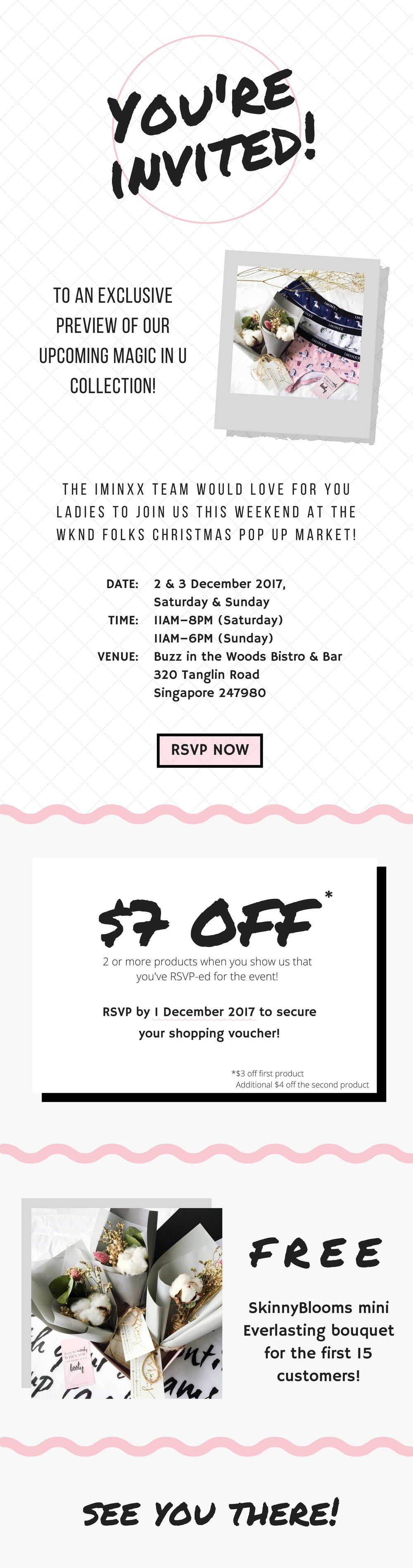 You're Invited To Our First Ever Christmas Pop Up Event!