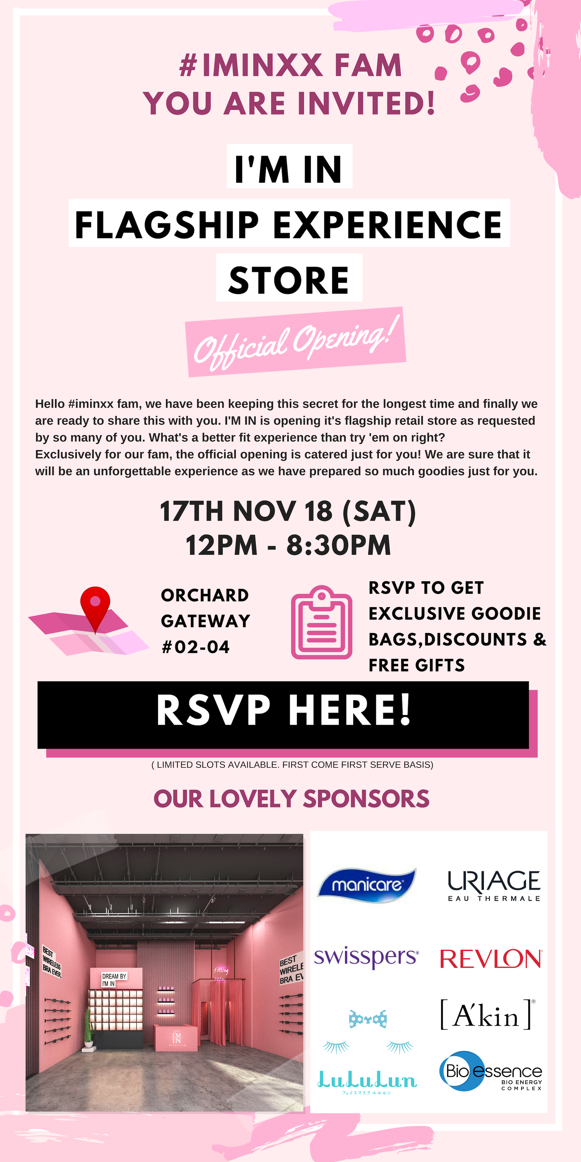 THE SECRET IS OUT! I'M IN IS OPENING IT'S FLAGSHIP EXPERIENCE STORE