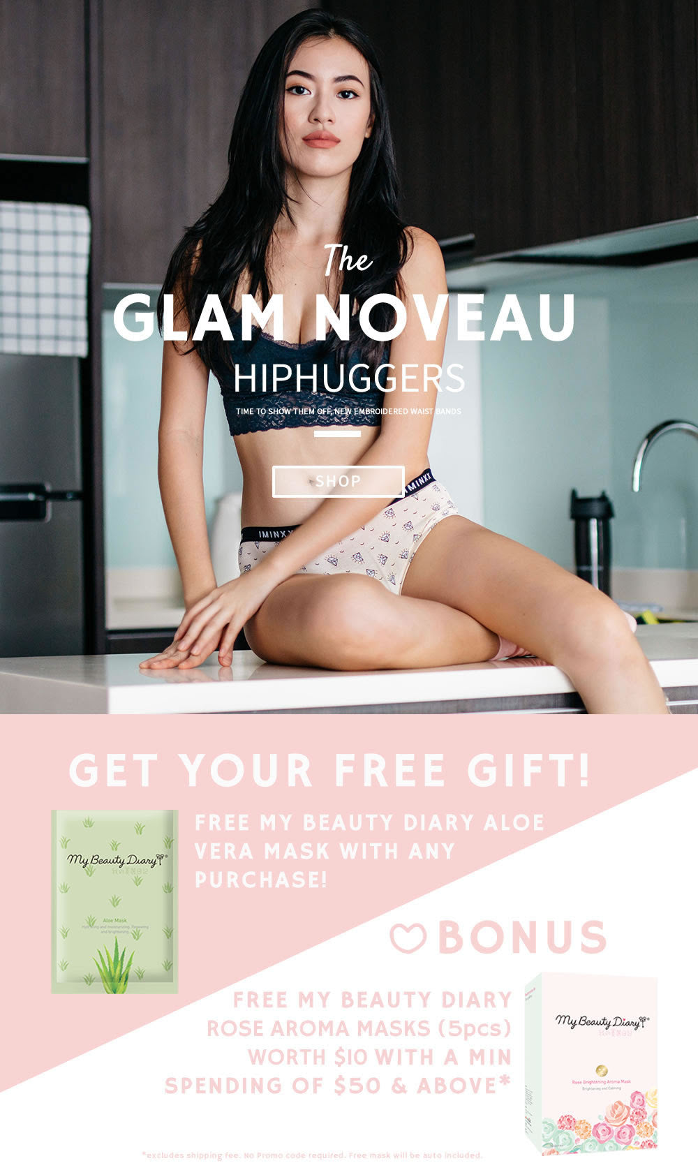 Giveaway Contest: Hiphugger of your choice & a box of My Beauty Diary (5 sheets)