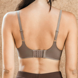 The Look Again Seamless Push Up T-shirt Bra in Cool Cocoa