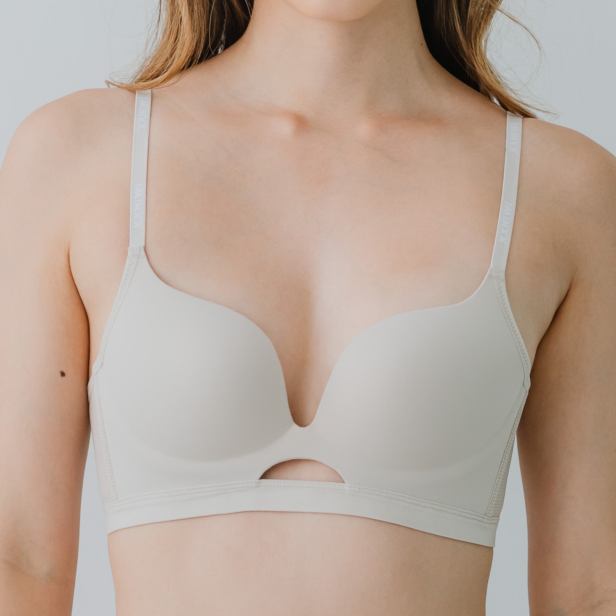 Soft mesh bra - White - Ladies
