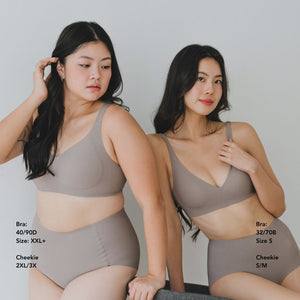 Forme+ V-plunge Wireless Seamless Bra (Machine Wash Edition) in Storm Mocha