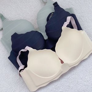 Perk Me Up! Smooth Weave Seamless Super Push Up Wireless Bra in Pinkish Nude