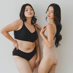 No-Camel-Toe SmoothGuard Seamless Mid-Rise Cheekie in Buttery Milk Tea