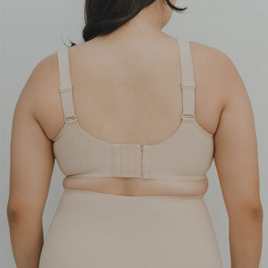 Forme+ V-plunge Wireless Seamless Bra (Machine Wash Edition) in Barely Nude