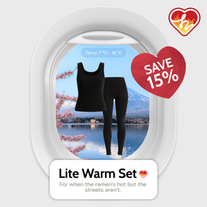 Lite Thermal Wear Warm Set in Black