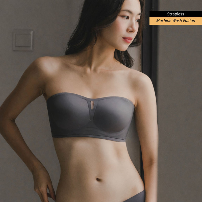 air-ee Anti-Slip Seamless Strapless Bra (Machine Wash Edition)