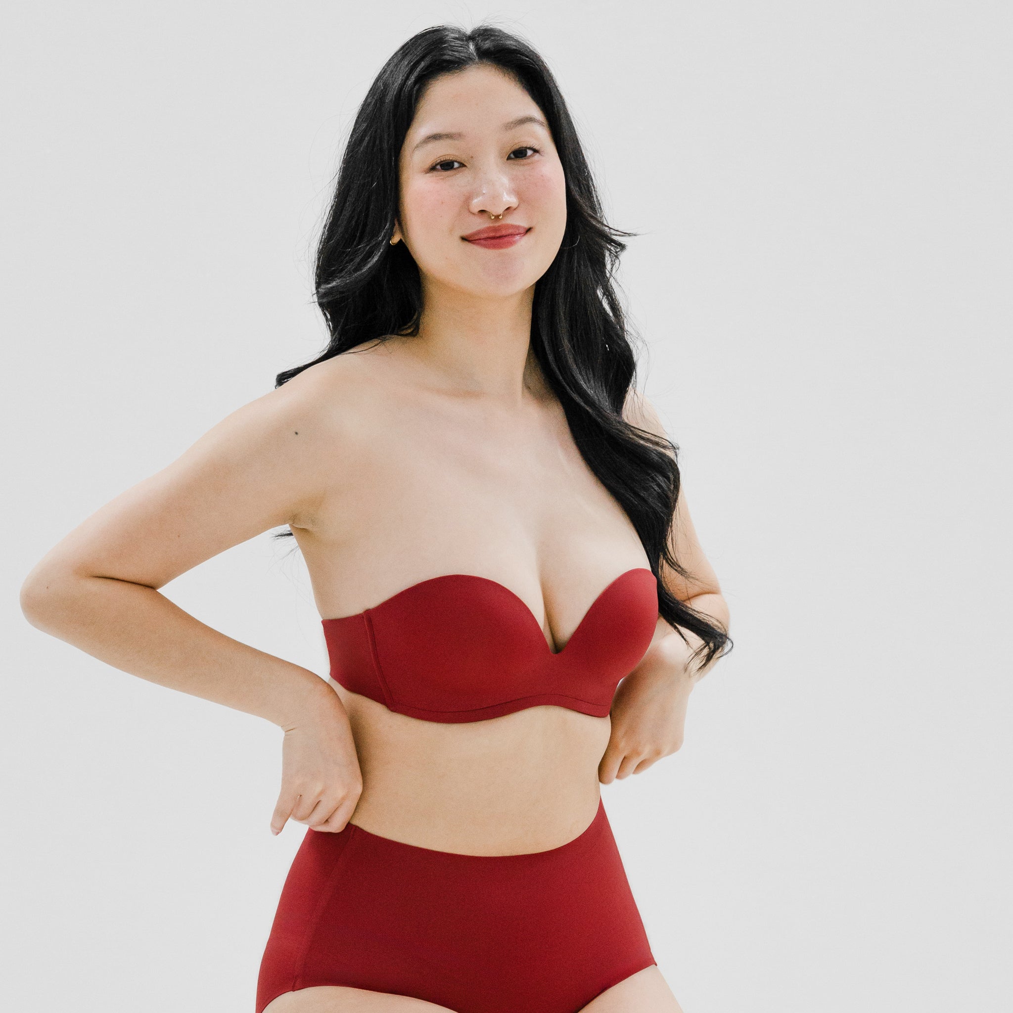 5th Gen 100% Non-Slip Strapless Bra in Cherry Cream (Limited Edition)