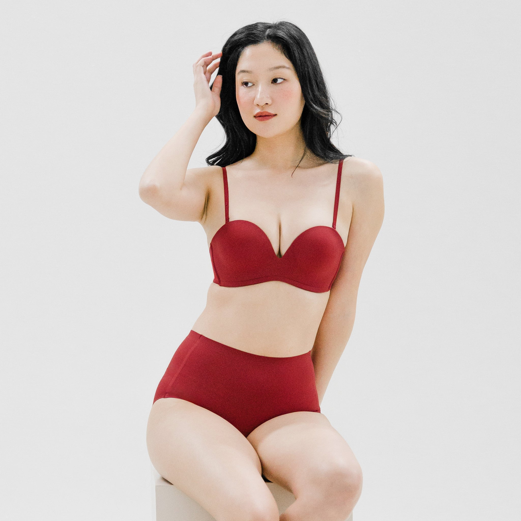 5th Gen 100% Non-Slip Strapless Bra in Cherry Cream (Limited Edition)