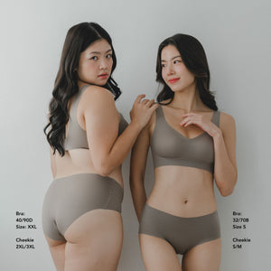 Air-ee Seamless Bra in Hojicha - Thick Straps (Signature Edition) *Limited Edition