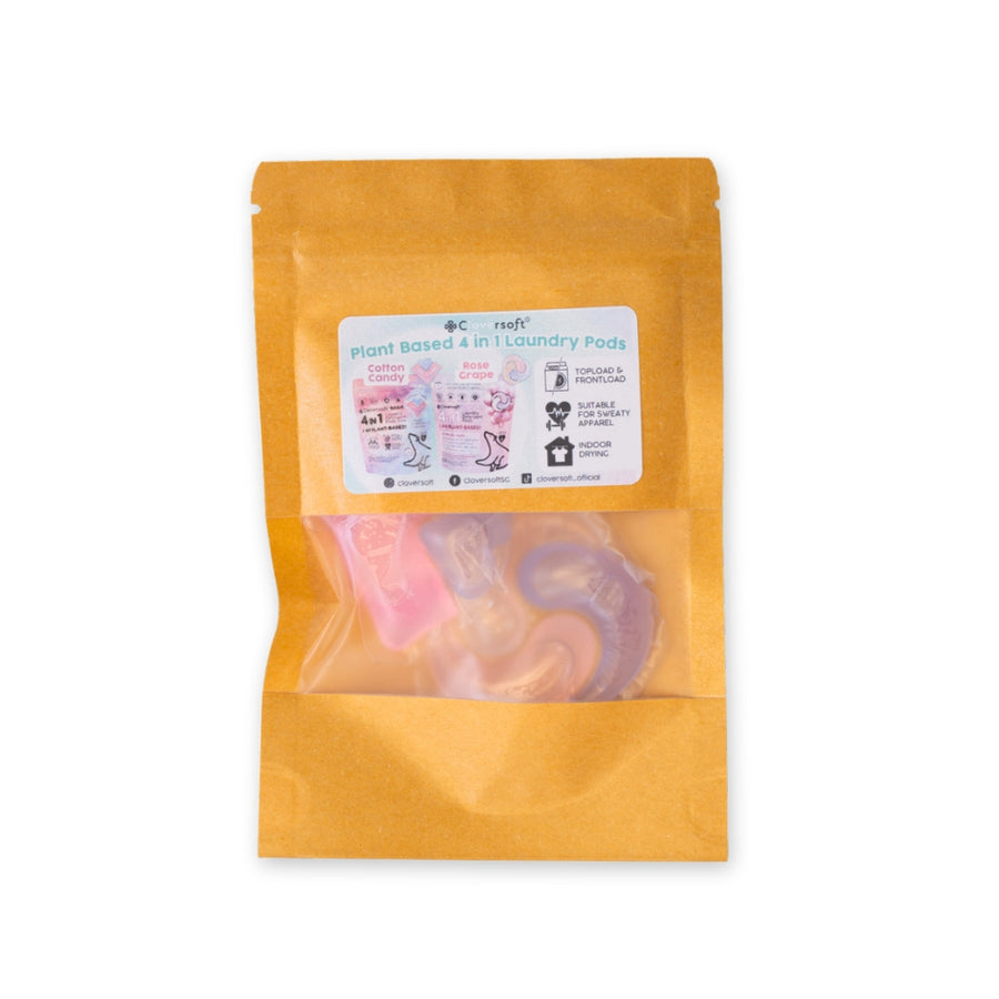 Cloversoft Plant-Based Laundry Pods Sample Pack