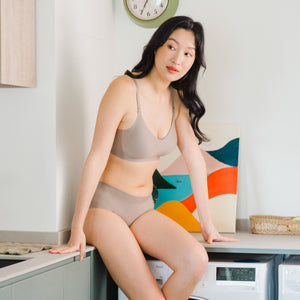 Air-ee Seamless Bra in Hojicha - Thin Straps (Signature Edition) *Limited Edition