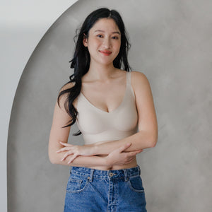 air-ee+ Seamless Bra in Almond Nude (Signature Edition)