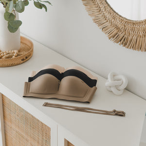 Oomph-tastic! 2-Way Lightly-Lined Seamless Wireless Bra in Pinkish Nude