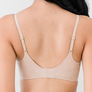 air-ee Cotton Seamless Bra in Almond Nude (Machine Wash Edition)