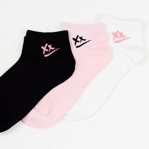 Motivational Socks in Pink (Box of 3 pairs)