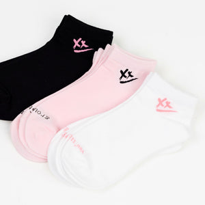 Motivational Socks in White (Box of 3 pairs)