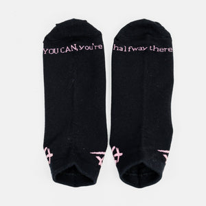 Motivational Socks in Black (Box of 3 pairs)