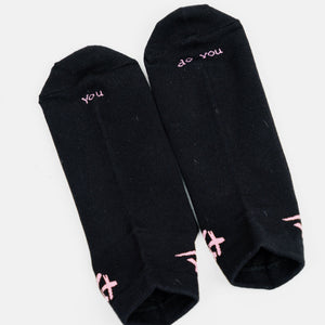 Motivational Socks in Black (Box of 3 pairs)