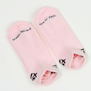 Motivational Socks in Pink (Box of 3 pairs)