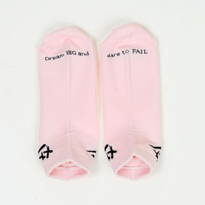 Motivational Socks in Pink (Box of 3 pairs)