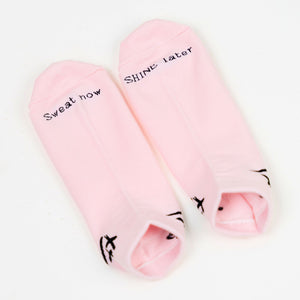 Motivational Socks in Pink (Box of 3 pairs)