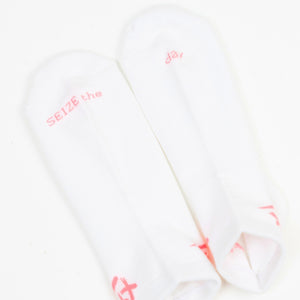 Motivational Socks in White (Box of 3 pairs)