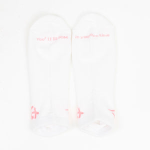 Motivational Socks in White (Box of 3 pairs)