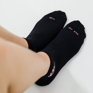 Motivational Socks in Black (Box of 3 pairs)