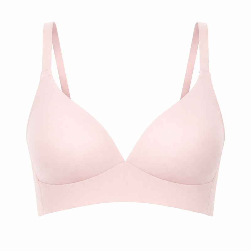 Perky Curves! Lace-Trim Lightly-Lined Wireless Bra