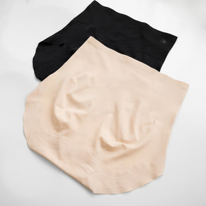 air-Shaper! No-Wedgie Super Mid-Rise Seamless Cheekie (Medium Compression) in Butter Nude