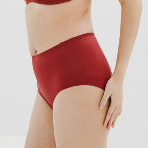 Premium Mid-Rise Seamless Butthugger in Cherry Cream (Limited Edition)