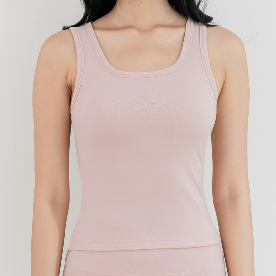 HeatHug! Thermal 2-in-1 Sleeveless with In-Built Bra Top in Winter Sakura