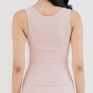 HeatHug! Thermal 2-in-1 Sleeveless with In-Built Bra Top in Winter Sakura