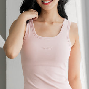 HeatHug! Thermal 2-in-1 Sleeveless with In-Built Bra Top in Winter Sakura